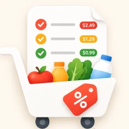Icône de DealList: Grocery Deals/Flyers